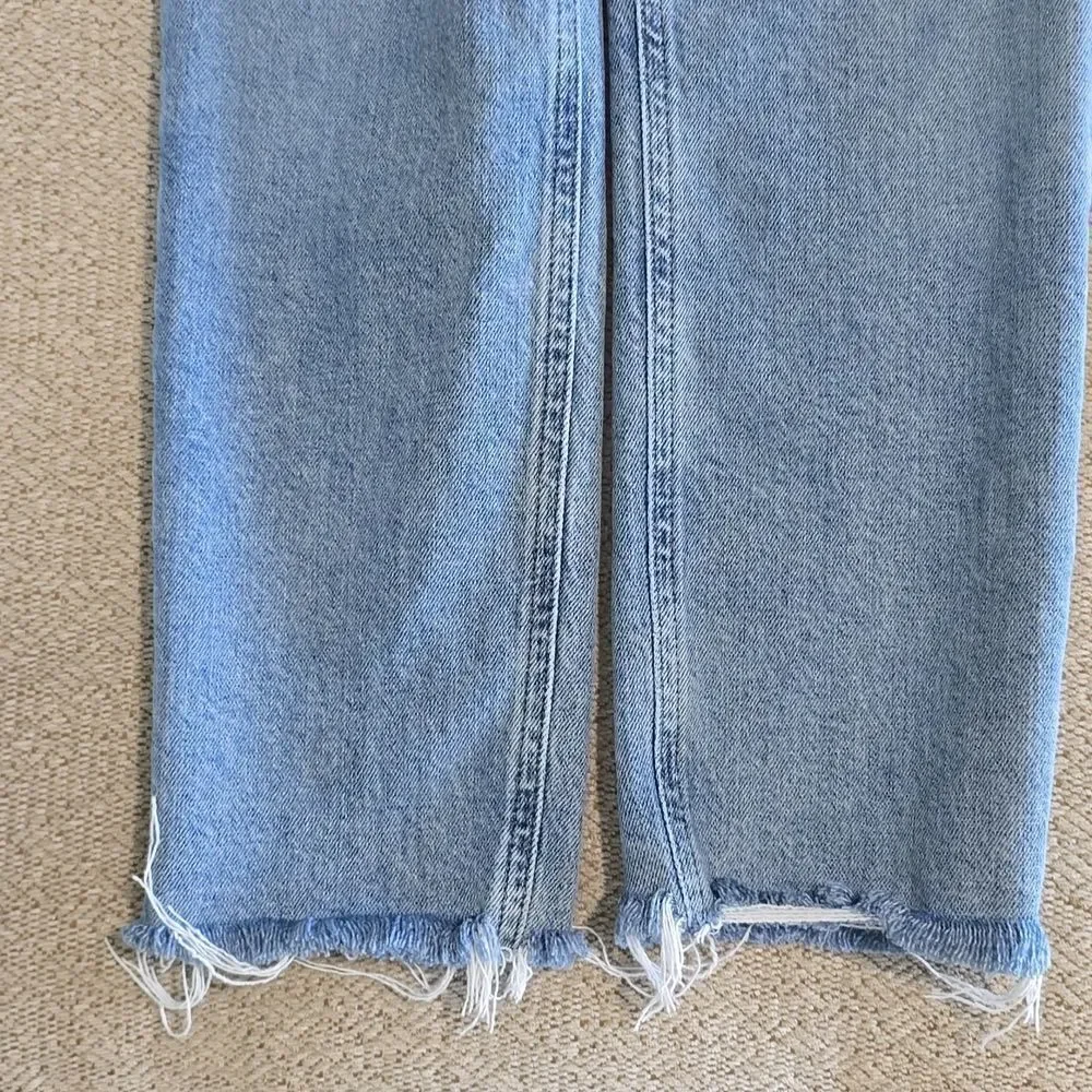 Agolde Nico High Rise Slim A093D-3002 Distressed Button fly Jeans - Size 24
